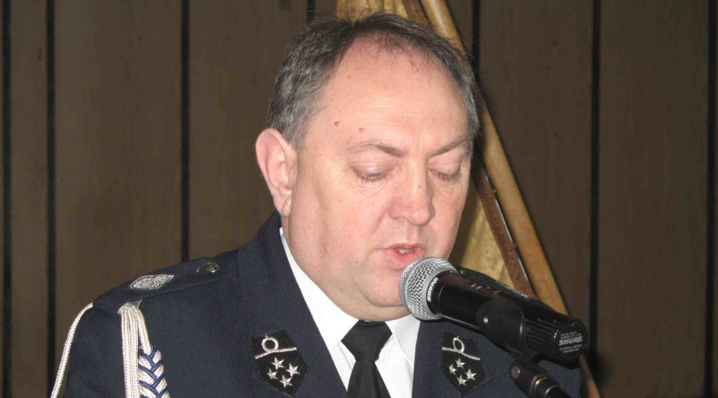 Piotr Grobelny, były prezes OSP Ostrowite.